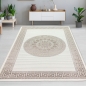 Preview: Teppich mit orientalischem Flair | luxuriös | weiß beige