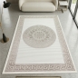 Preview: Teppich mit orientalischem Flair | luxuriös | weiß beige