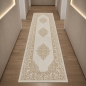 Preview: Teppich Creme Gold Ornament Stil modern