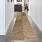 Preview: In- & Outdoor Teppich mit geometrischem Bogenmuster in braun beige