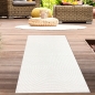 Preview: In- & Outdoor | Moderner Teppich | waschbar | in cream