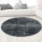 Preview: Wohnzimmer Teppich mit modernem Design in anthrazit
