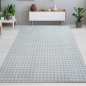 Preview: Schlafzimmerteppich Wohnzimmerteppich weich kuschelig allergikerfreundlich mittelflor in grau
