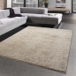 Mobile Preview: Glamour Teppich Hochflor flauschig warm • in beige