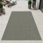 Preview: Moderner Teppich Grün Flechtstruktur Indoor Outdoor