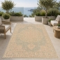 Preview: Teppich Grün Braun Ornament In & Outdoor