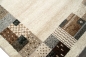 Preview: Designer Teppich Moderner Teppich Wohnzimmerteppich Bordüre beige creme türkis