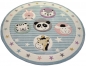 Preview: Kinderteppich Spielteppich Babyteppich Panda Hase Giraffe Tiger Waschbär Lamm