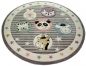 Preview: Kinderteppich Spielteppich Babyteppich Panda Hase Giraffe Tiger Waschbär Lamm