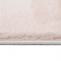 Preview: Teppich Shaggy Hochflorteppich waschbar rutschfes rosa