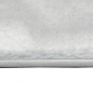 Preview: Badematte Badgarnitur Set 2-teilig Duschvorleger Badteppich waschbar grau