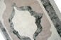 Preview: Teppich Wollteppich Ornamente Oriental creme grau auch in oval erhältlich