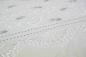 Preview: Designer Teppich Wohnzimmerteppich Kurzflor Teppich mit Bordüre braun beige creme