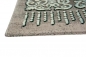 Preview: Teppich modern Wohnzimmer Teppich Ornamente in grau türkis
