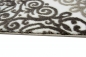 Preview: Designer Teppich Wohnzimmerteppich Ornamente barock rosa grau taupe mit Glitzergarn