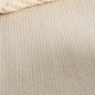 Preview: Handgewebter Wollteppich in edlem Creme für Wohnzimmer oder Schlafzimmer