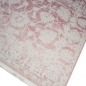 Preview: Orientteppich Wohnzimmerteppich Barock Vintage Rosa mit Fransen