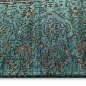 Preview: Teppich mit exotischem Flair | orientalisch | petrol gold
