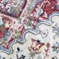 Preview: Klassischer Teppich mit modern orientalischen Verzierungen & Ornamenten in creme rot orange