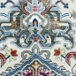 Preview: Klassischer Teppich mit modern orientalischen Verzierungen & Ornamenten in creme rot orange