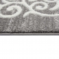 Preview: Designer Teppich Wohnzimmerteppich Ornamente Glitzer creme grau creme