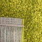Preview: Moderner Hochflor Teppich in Moosgrün – stilvolles Design und angenehme Haptik