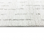 Preview: Wohnzimmerteppich Schlafzimmer weich schadstofffrei cremefarben mit beige/braunem Strichmuster
