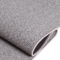 Preview: Teppich flach-gewebt für Eingang & Diele • einfarbig in grau