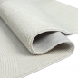 Preview: Moderner Recycling-Teppich • ovale Linienformen • in creme