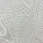 Preview: Wohnzimmerteppich Schlafzimmerteppich Recycle mit modernen ovalen Formen liniert in beige