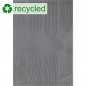 Preview: Moderner Recycling-Teppich • ovale Linienformen • in grau