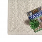 Preview: Recycling Teppich Creme Ornament Stil modern Wohnbereich