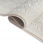 Preview: Recycling Teppich Creme Ornament Stil modern Wohnbereich