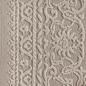 Preview: Recycling Teppich Taupe Ornament Stil modern Wohnbereich
