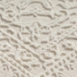 Preview: Recycling Teppich Creme Ornament Stil modern Wohnbereich