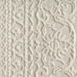 Preview: Recycling Teppich Creme Ornament Stil modern Wohnbereich