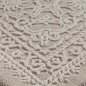 Preview: Recycling Teppich Taupe Ornament Stil modern Wohnbereich