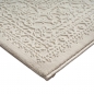 Preview: Recycling Teppich Creme Ornament Stil modern Wohnbereich