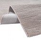 Preview: Stilvoller Teppich mit feiner Struktur und modernem Liniendesign in Beige
