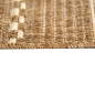 Preview: Teppich Sisal Optik Küchenläufer Küchenteppich Streifen beige braun