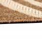 Preview: Küchenteppich Wohnzimmer Sisalteppich modern pflegeleicht coffee mocha espresso braun beige