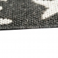 Preview: Teppich Sisal Optik Küchenläufer Küchenteppich Coffee schwarz weiß
