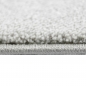 Preview: Teppich Wohnzimmerteppich Dreieck blau grau creme