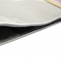 Preview: Designer Teppich Wohnzimmerteppich Kurzflor Tropfen lila grau creme