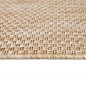 Preview: In- und Outdoorteppich Niedrigflor wetterfest einfarbig in Beige