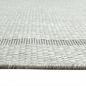 Preview: In- & Outdoor Sisal Flachgewebeteppich mit Bordüre in grau