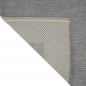 Preview: In- & Outdoor Sisal Flachgewebeteppich mit Bordüre in grau