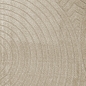 Preview: Moderner Teppich mit geschwungenem Muster in beige