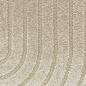 Preview: Moderner Teppich mit geschwungenem Muster in beige