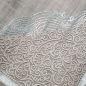 Preview: Vintage-Flair Orient Teppich verwaschen in silber-türkis